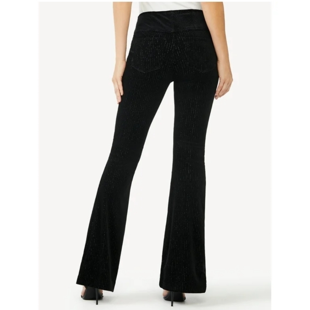 Saresa Knit Pull-On Pants Black Size Medium - Picture 2 of 4